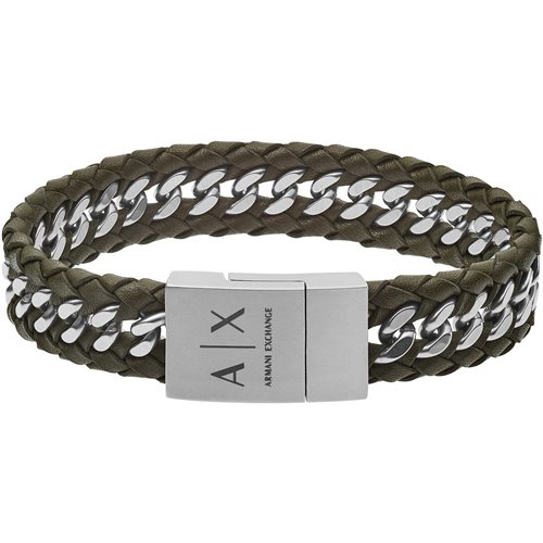 Oiritaly Pulsera Hombre Armani Exchange AXG0044040 Cuero